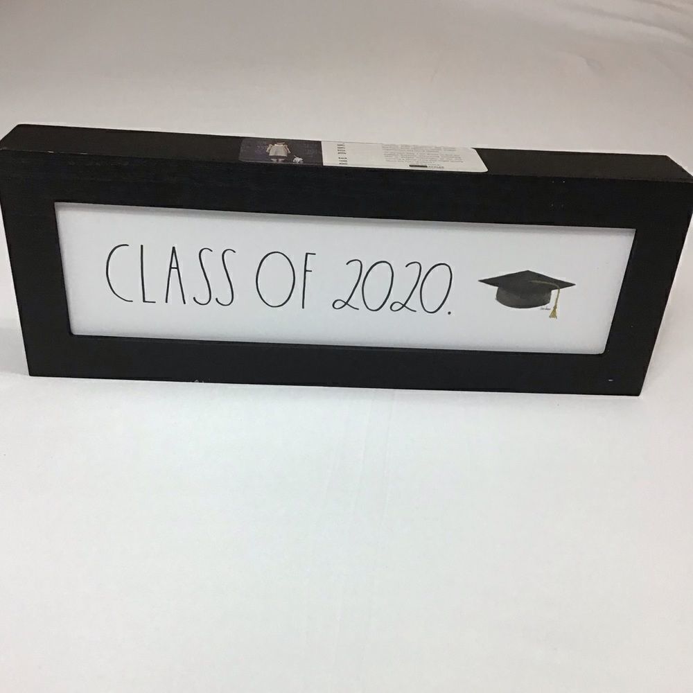 Rae Dunn Class Of 2020 Graduation Wooden Deco Sign